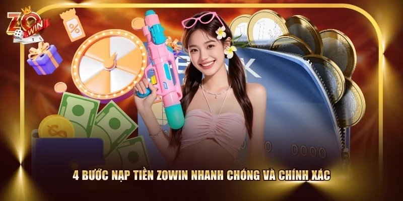 4 bước nạp tiền ZOWIN nhanh chóng và chính xác