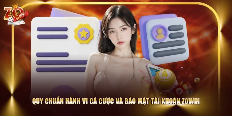 Quy chuẩn hành vi cá cược và bảo mật tài khoản ZOWIN