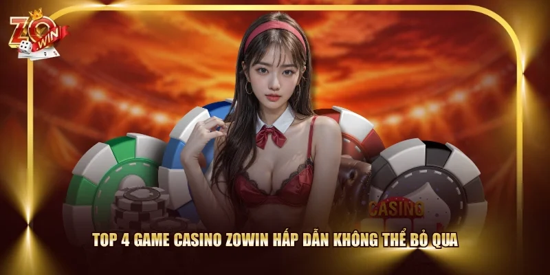 TOP 4 game Casino ZOWIN hấp dẫn không thể bỏ qua