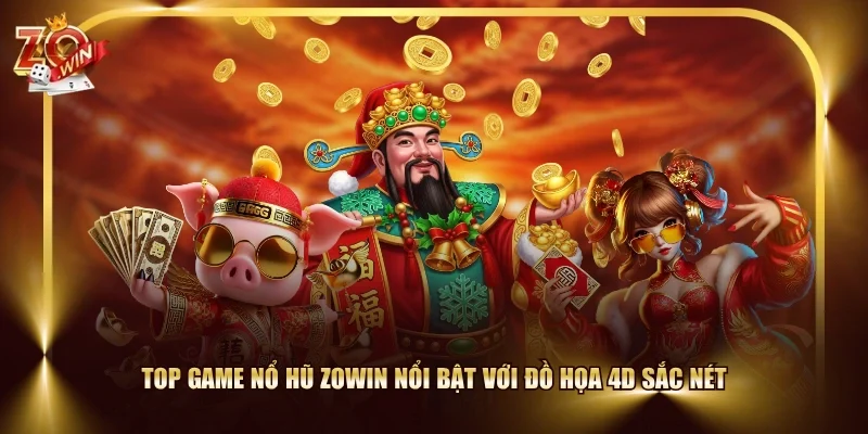 Top game nổ hũ ZOWIN nổi bật với đồ họa 4D sắc nét